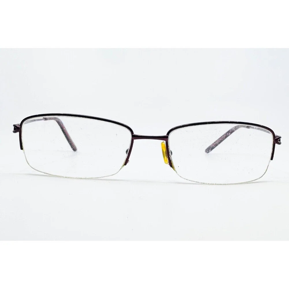 Kirkland Signature Sabino Eyeglasses Women Burgundy Semi-Rimless 53-17-140 44946